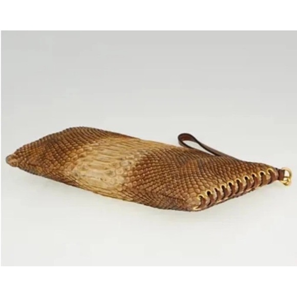Prada Pitone Python Clutch - Picture 6 of 8